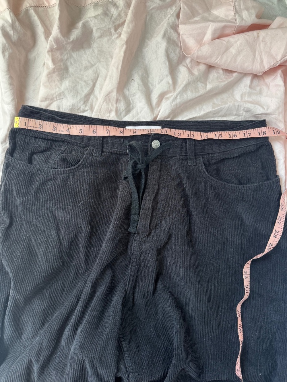 Lisa Says Gah! black corduroy pants